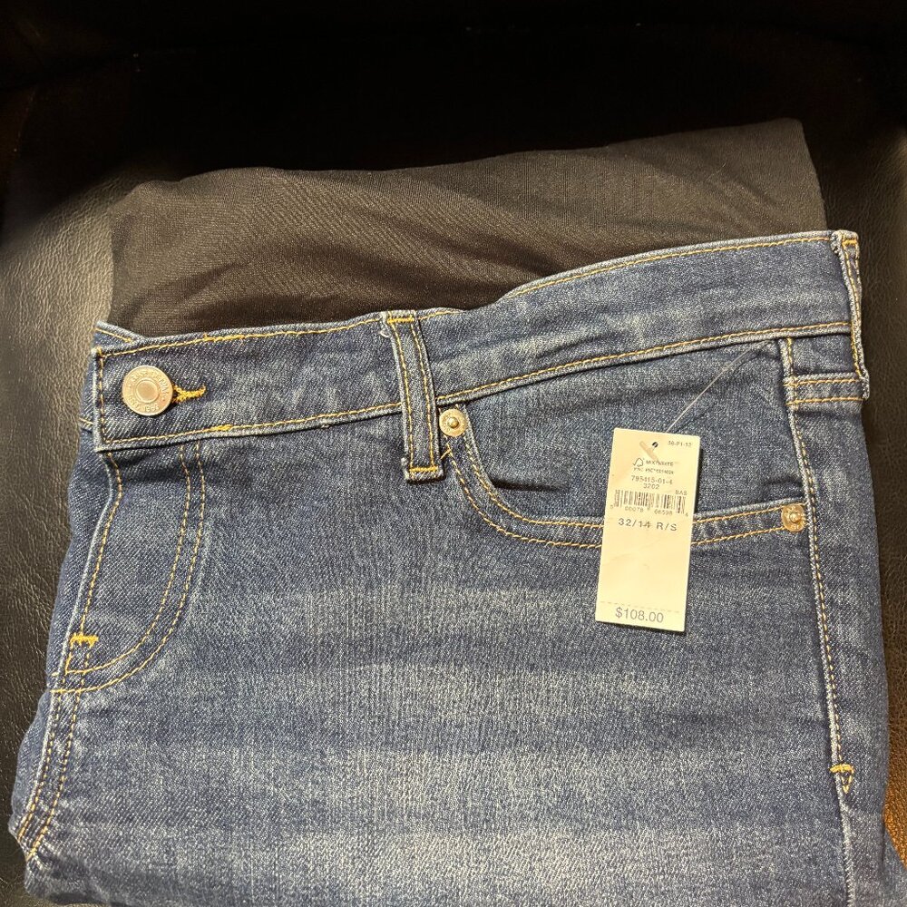 GAP - Maternity True Waistband Full Panel Girlfriend Jeans 32/14 Regular NWT